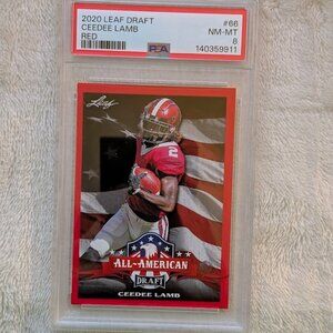 OB1 2020 LEAF DRAFT CeeDee Lamb #66 GRD NM-MT8